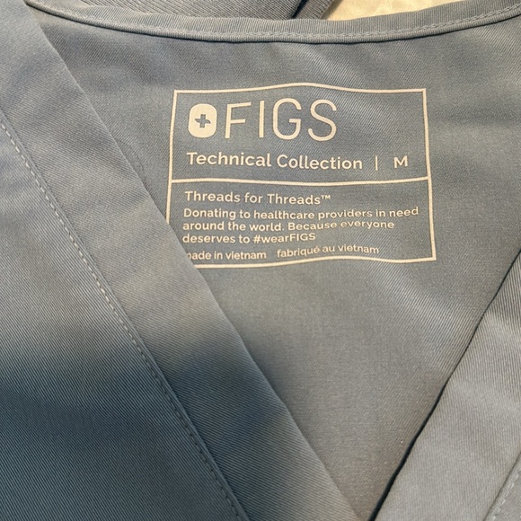 FIGS-Scrub Set Dusty Blue (Limited Edition) Medium - Picture 3 of 7